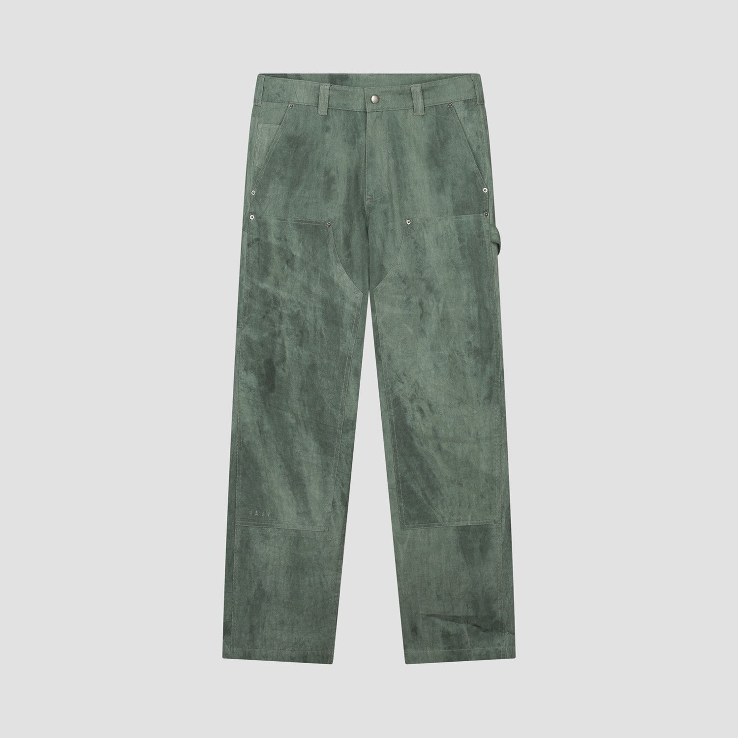Garment Dyed Workwear Pants - Green