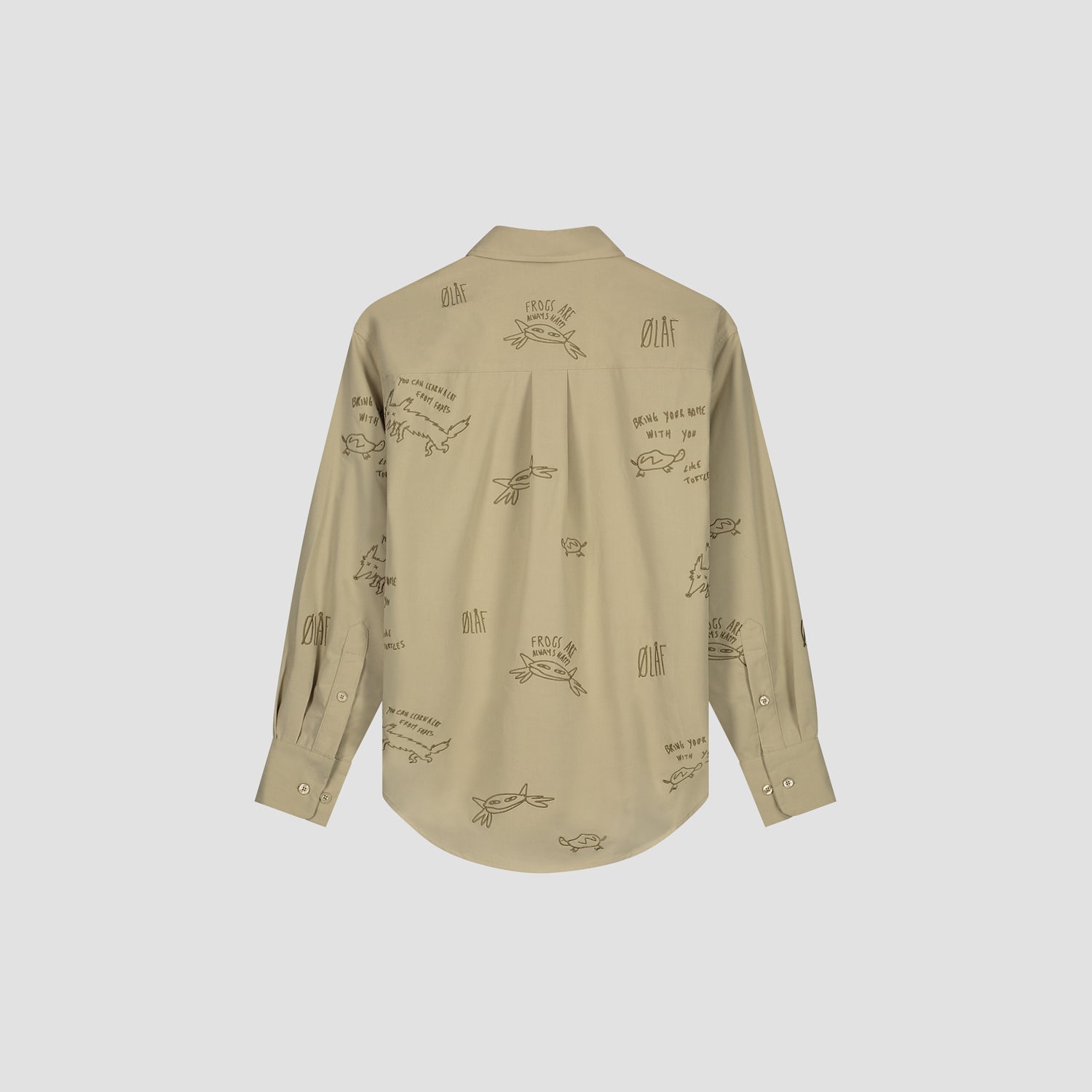 WMN Creature Embro Shirt - Beige