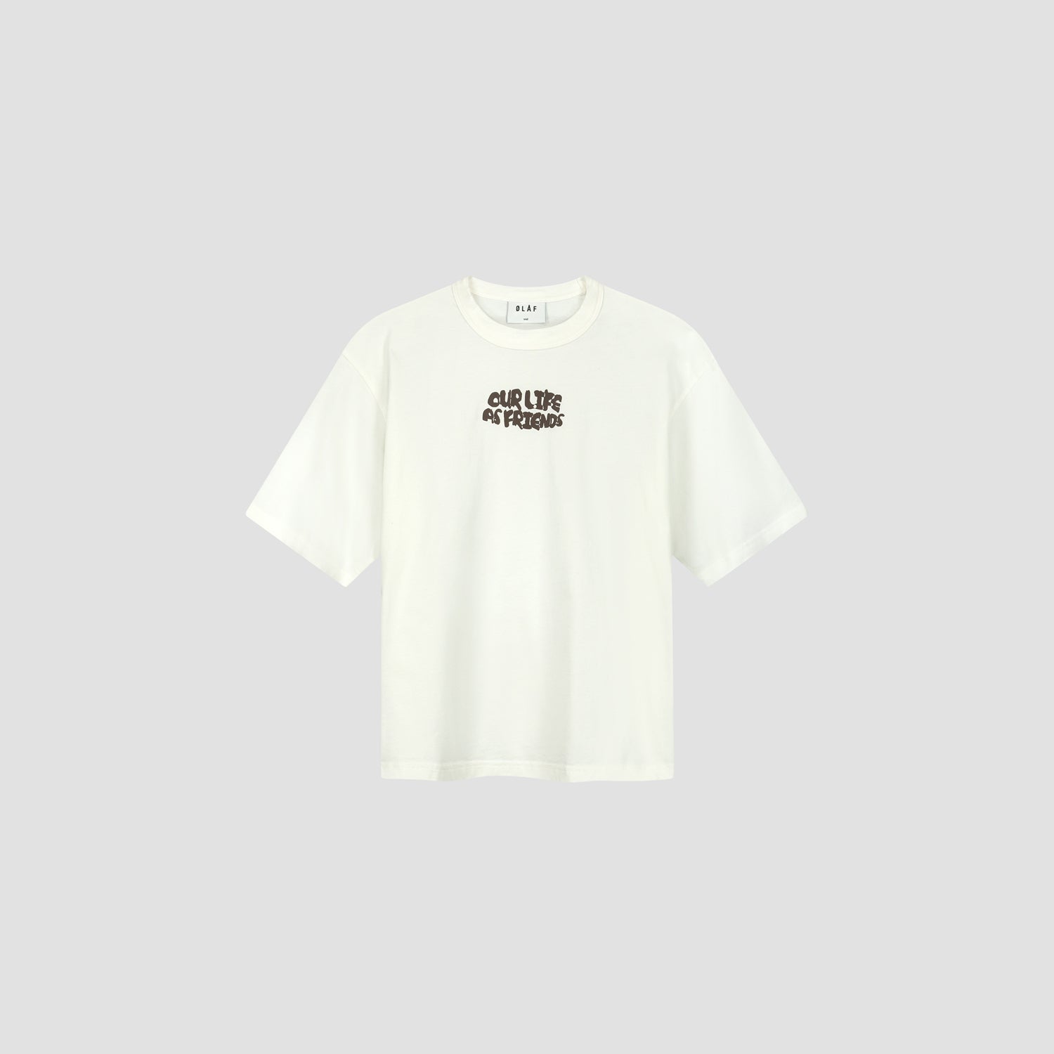 WMN Stencil Boxy Tee - Off White