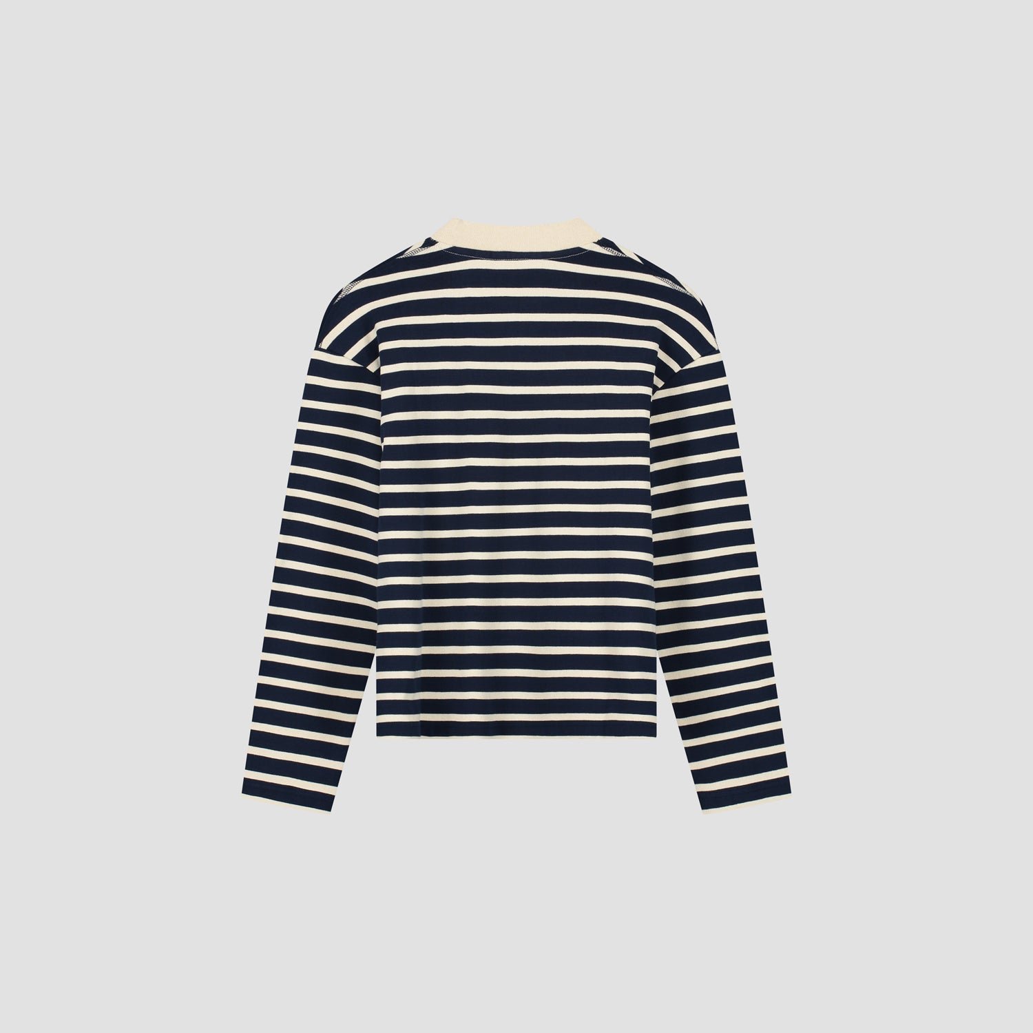 WMN Stripe Sweatshirt - Navy / Off White