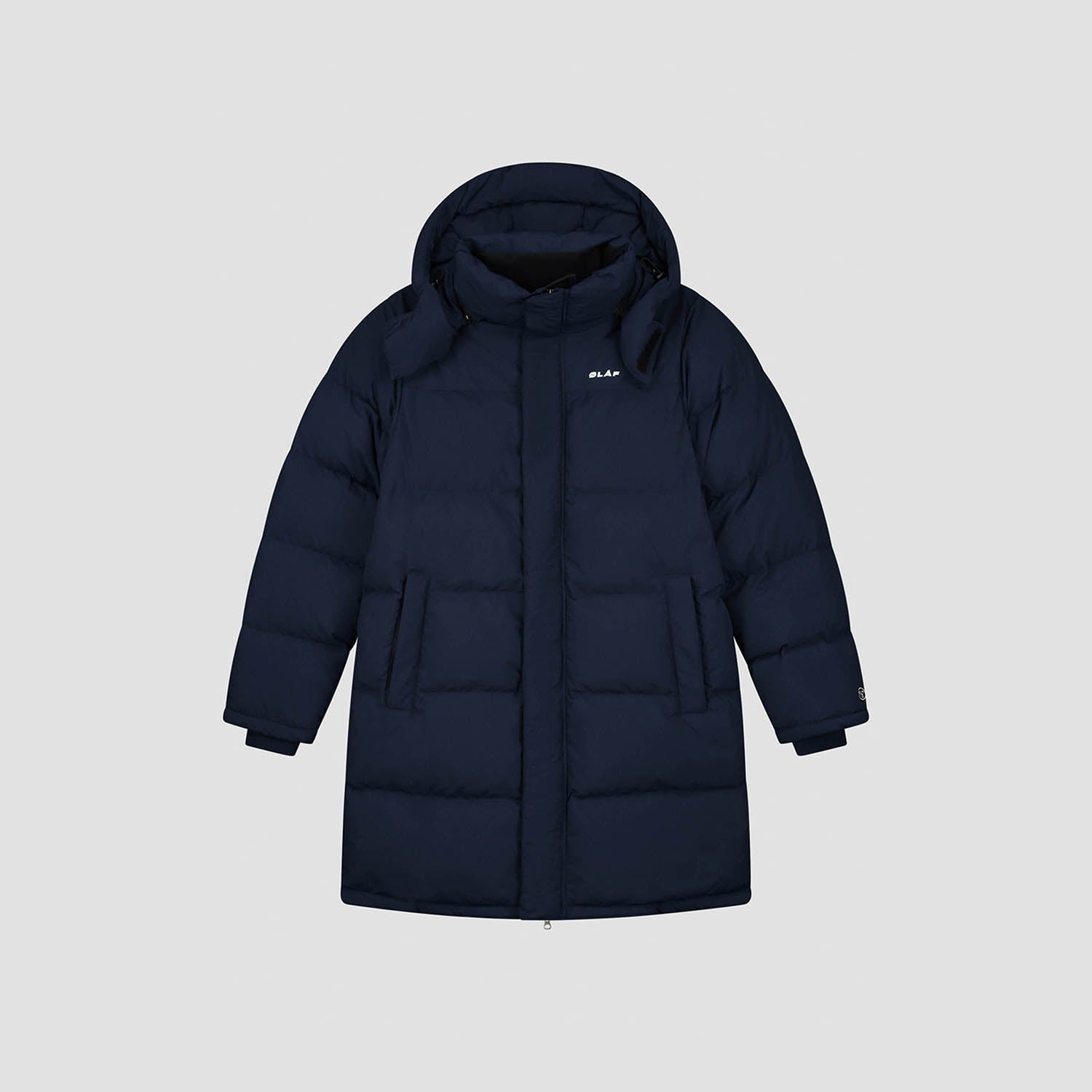 ØLÅF Long Puffer Jacket - Navy