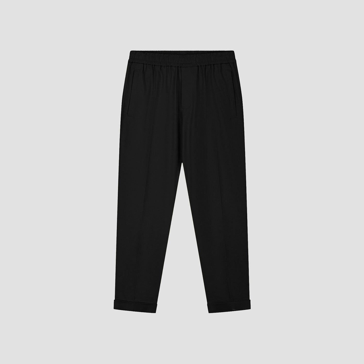 Slim Cotton Trouser - Black