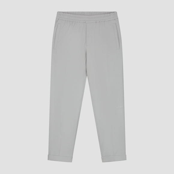 Slim Elasticated Trouser - Light Grey