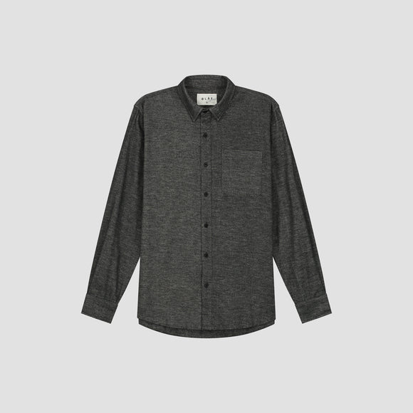 ØLÅF Classic Flannel Shirt - Black