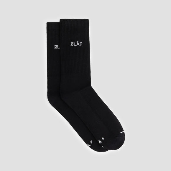Mini Logo Socks - Black
