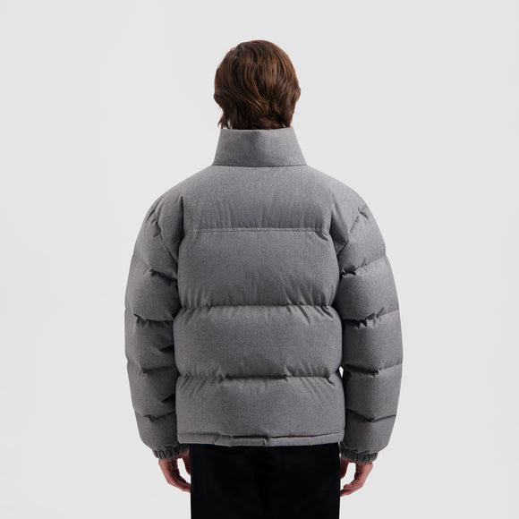Puffer Wooly Jacket - Grey