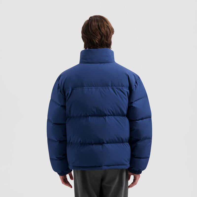 WMN Puffer Jacket - Blue Slate – ØLÅF