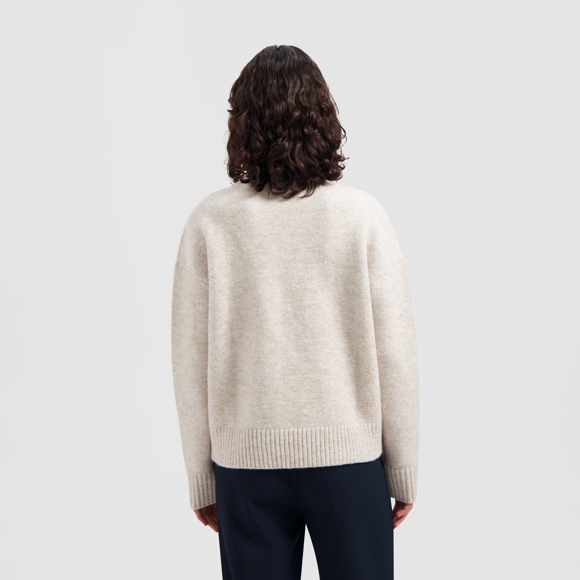 WMN Stencil Knit Sweater - Off White