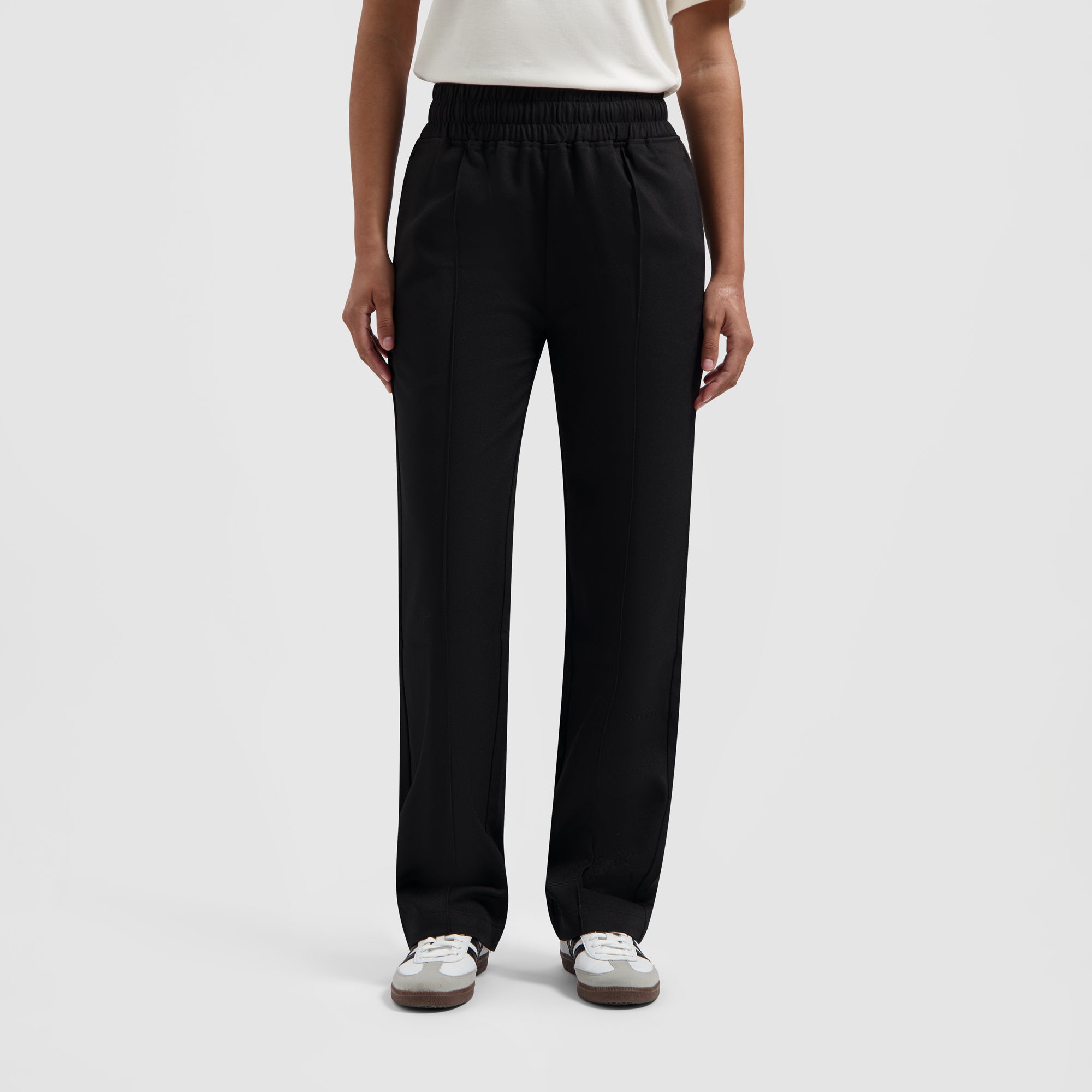 Flat-front trousers in wool and cashmere gabardine | GIORGIO ARMANI Man