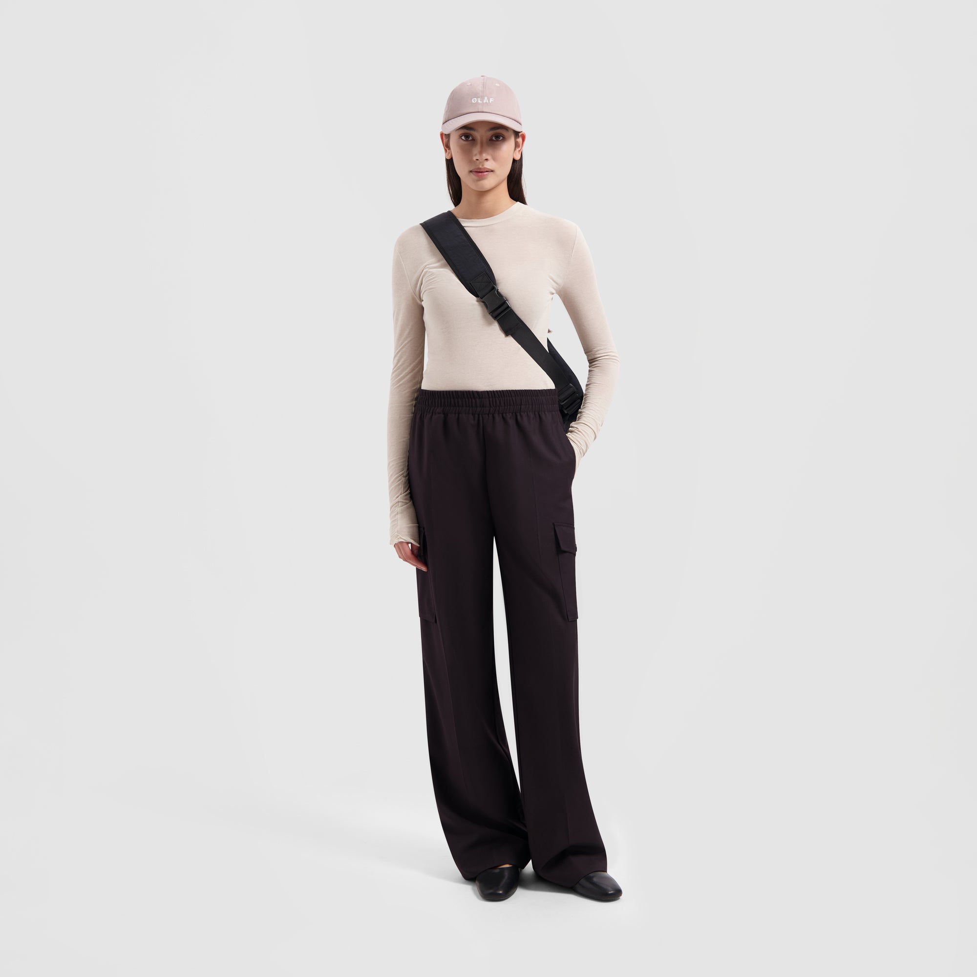 WMN Tailored Cargo Pants - Brown