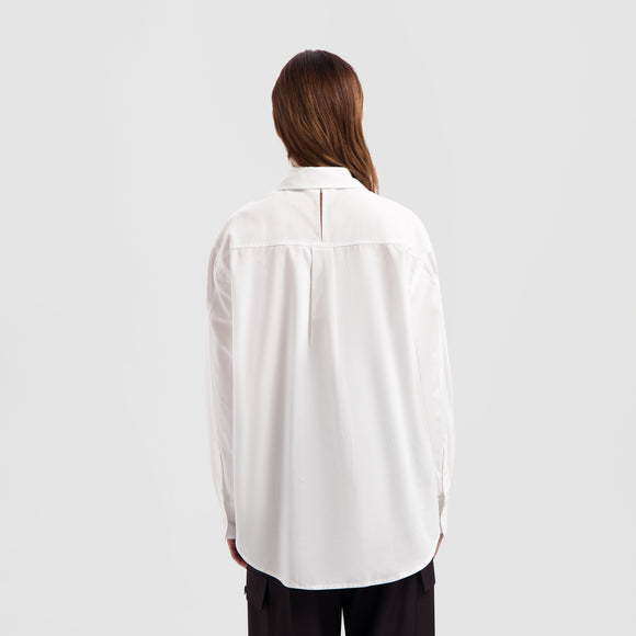 WMN Drapey Shirt - White