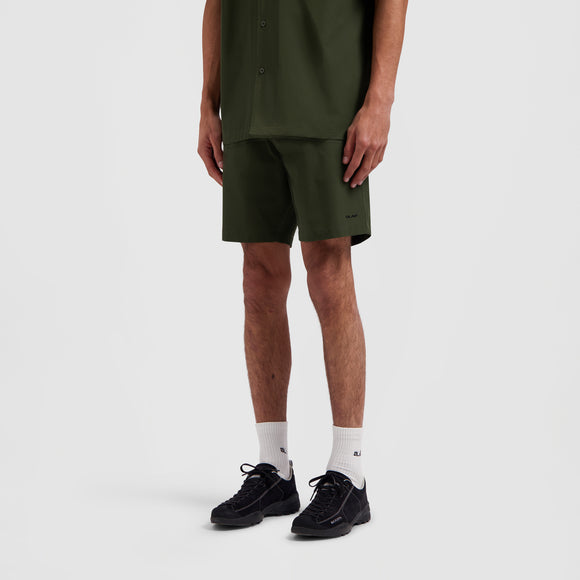Nylon Shorts - Pewter Green