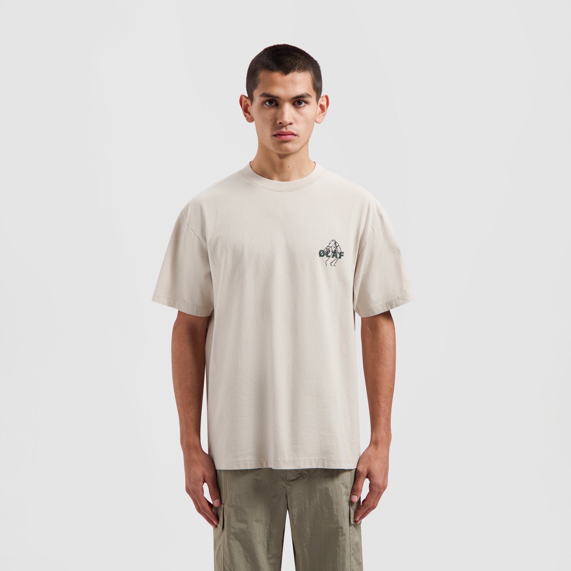 Diver Outline Tee - Cement