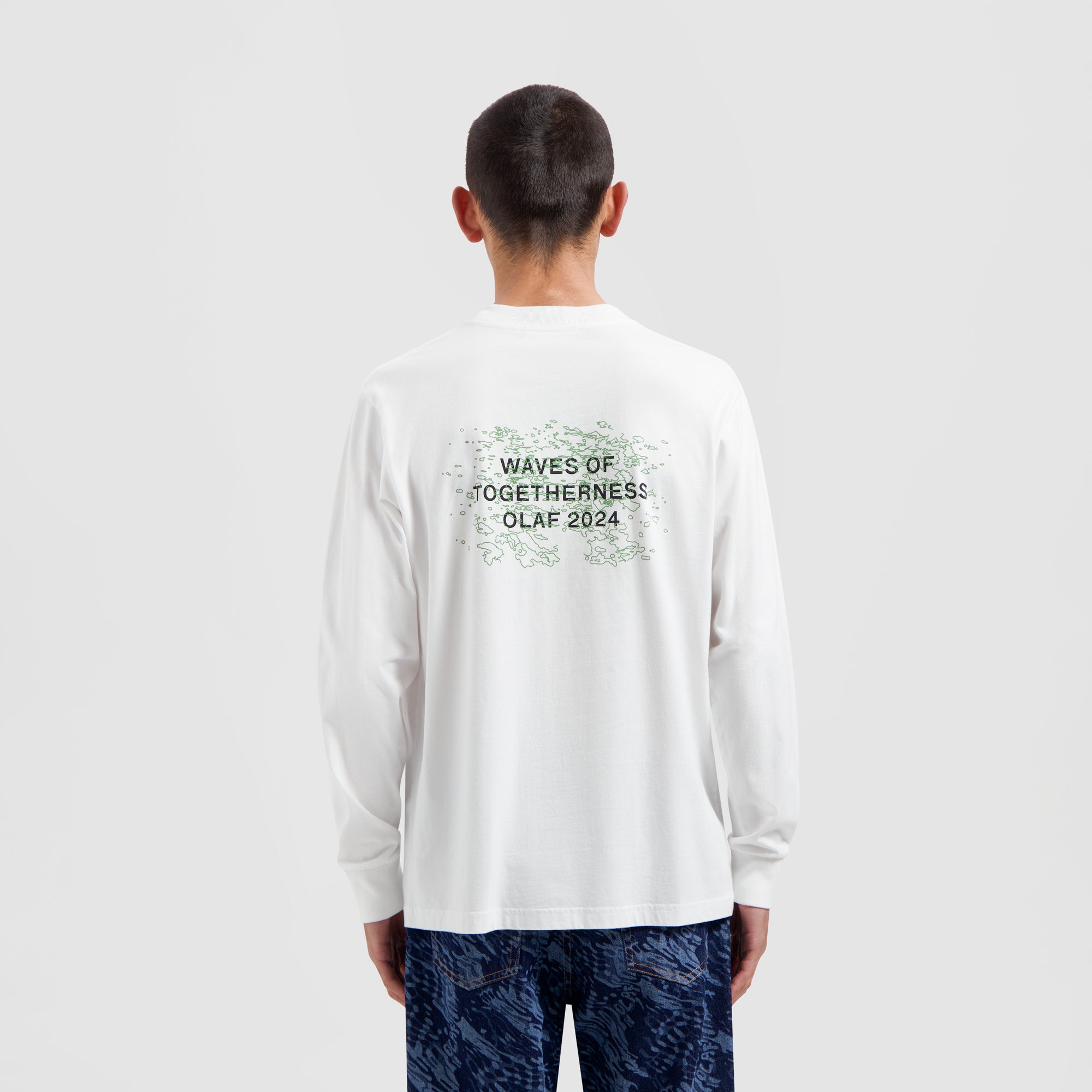 Waves Of Togetherness LS Tee - Optical White
