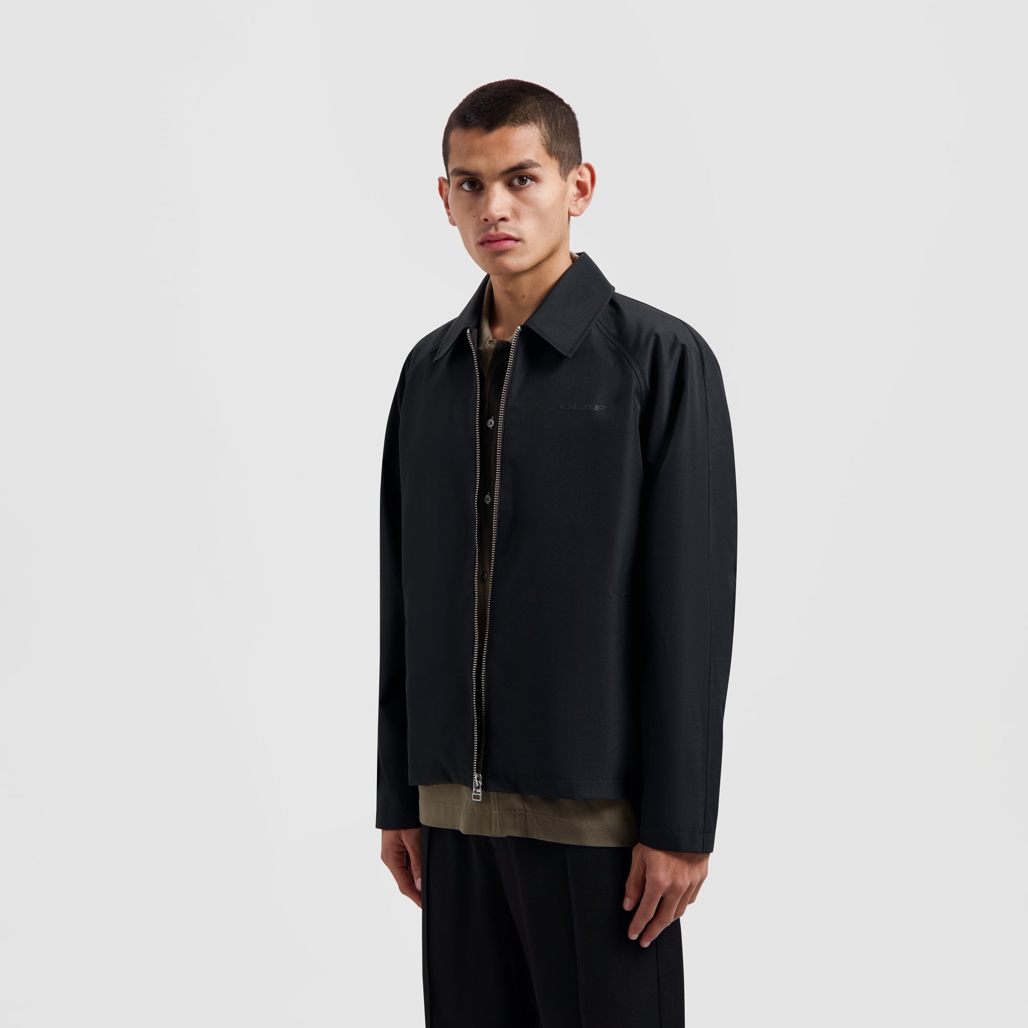 Tailored Zip Jacket - Black