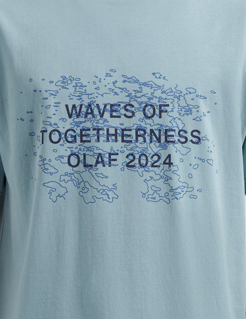 Waves Of Togetherness Tee - Sky Blue