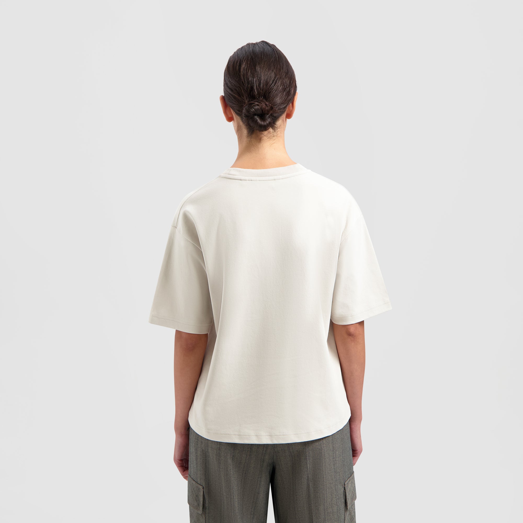 Interlock Boxy Tee - Cement – ØLÅF