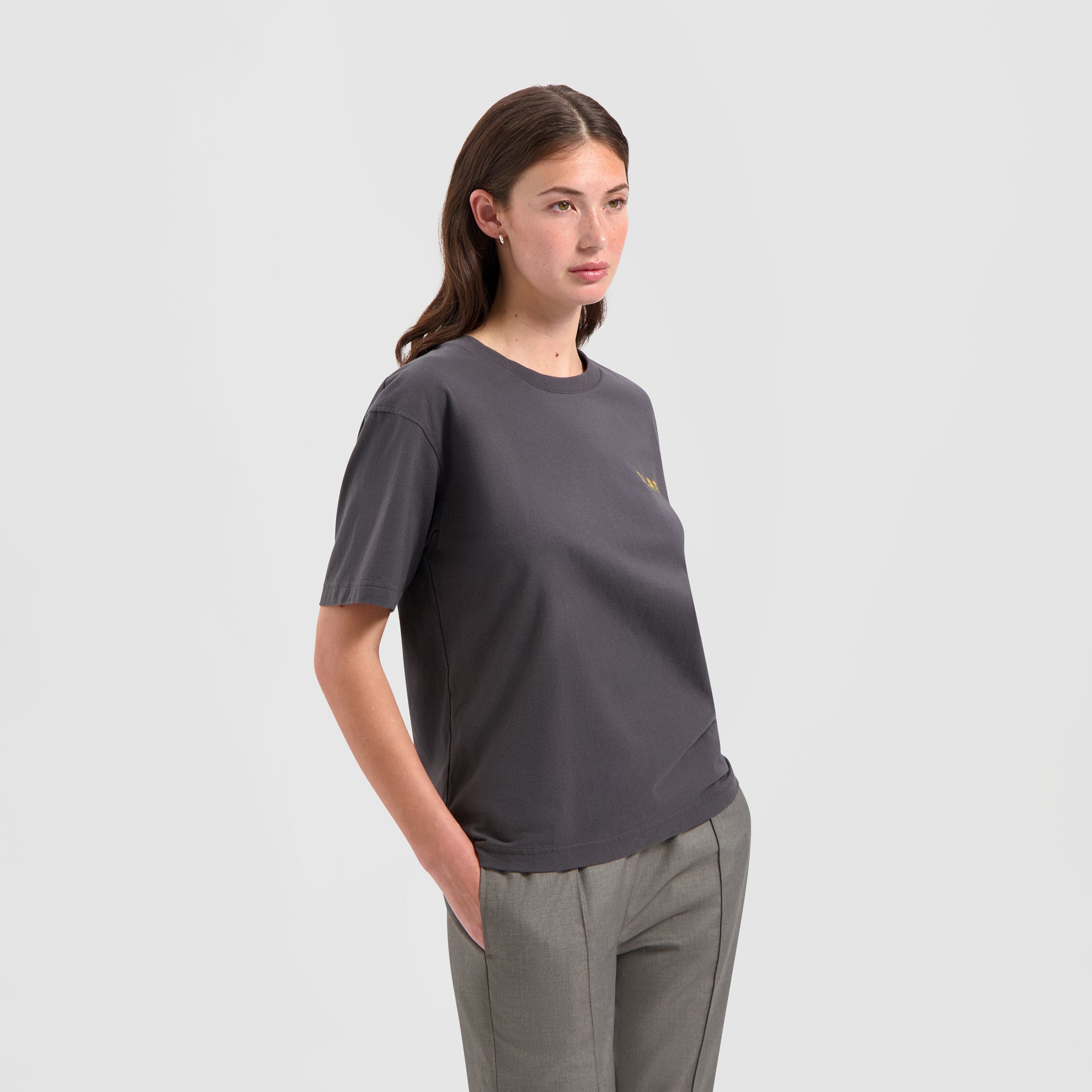 Grasshopper Tee - Charcoal Grey