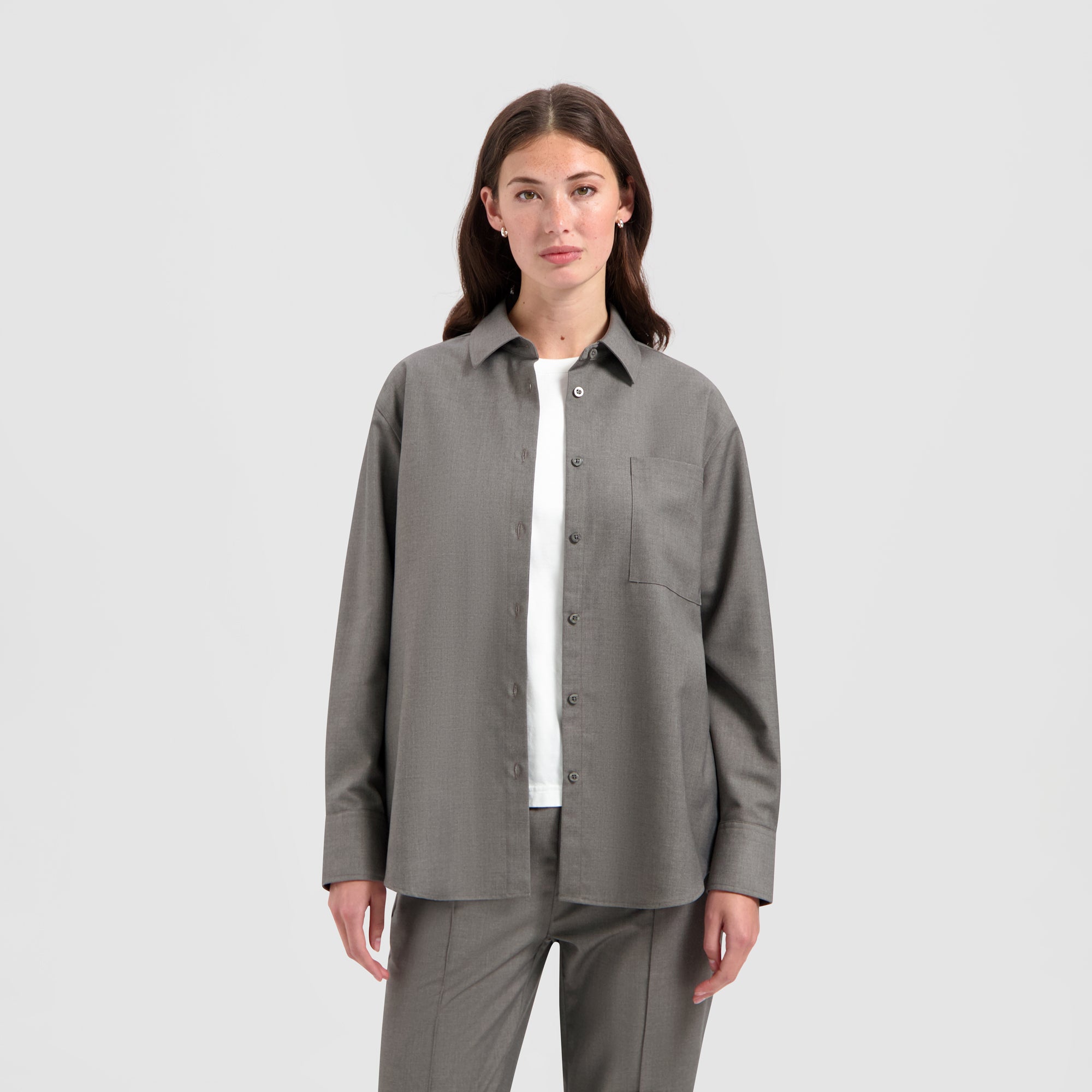 Drapey Shirt - Grey