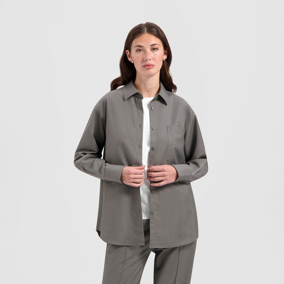 Drapey Shirt - Grey