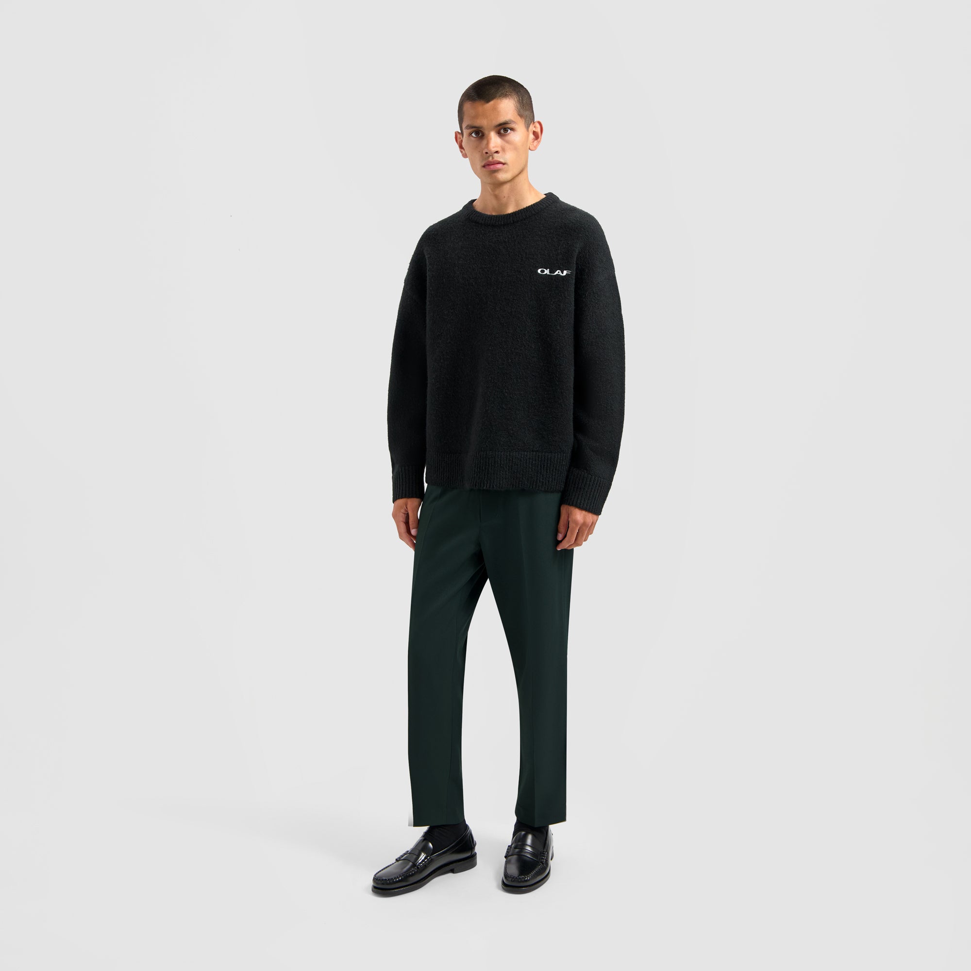 Drift Knitted Crewneck - Black