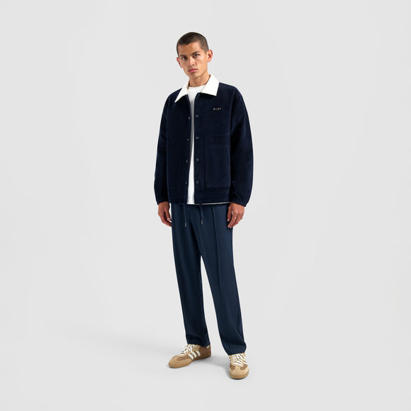 Corduroy Coach Jacket - Navy