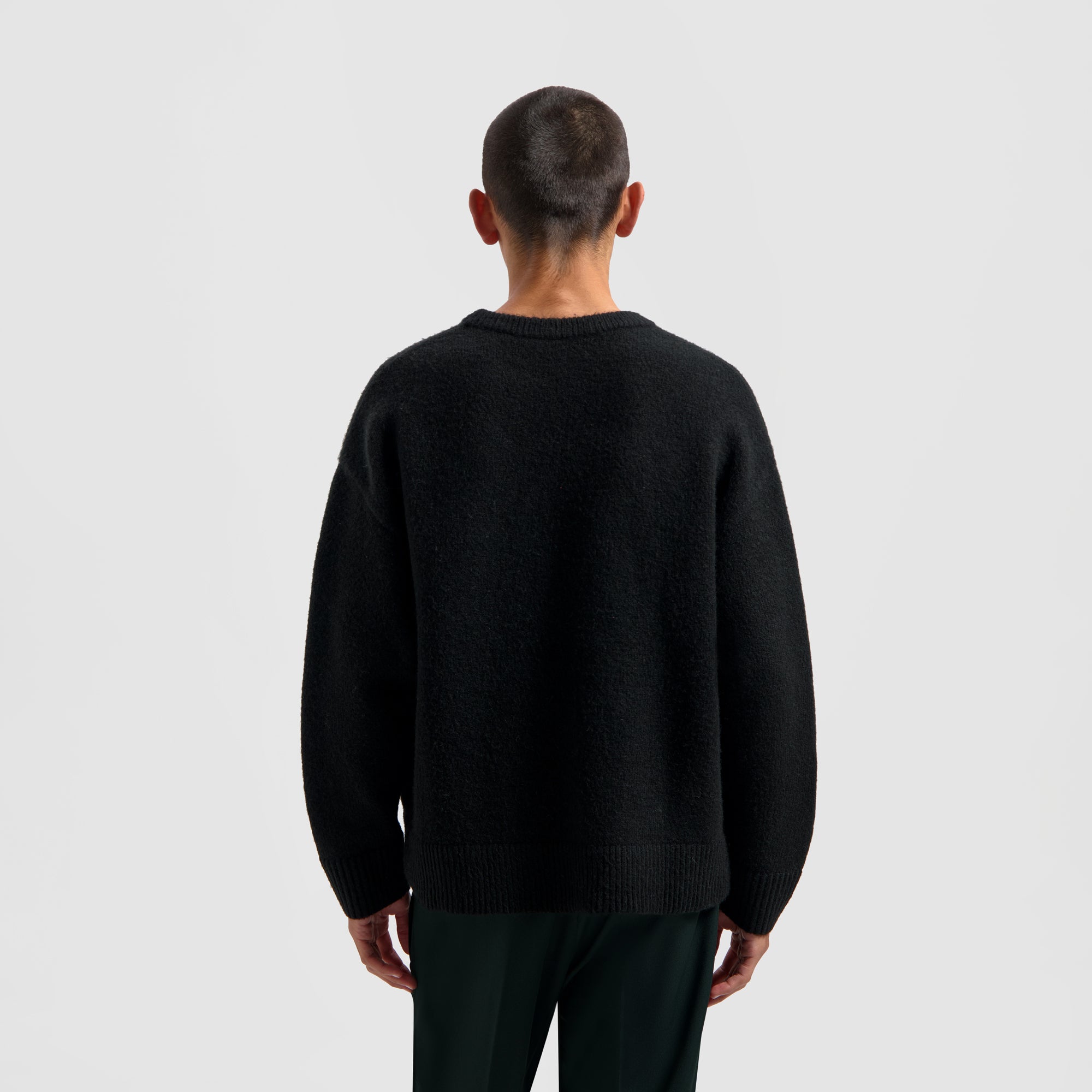 Drift Knitted Crewneck - Black