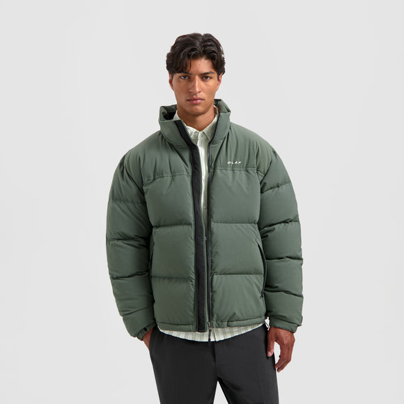 Puffer Jacket - Dark Green