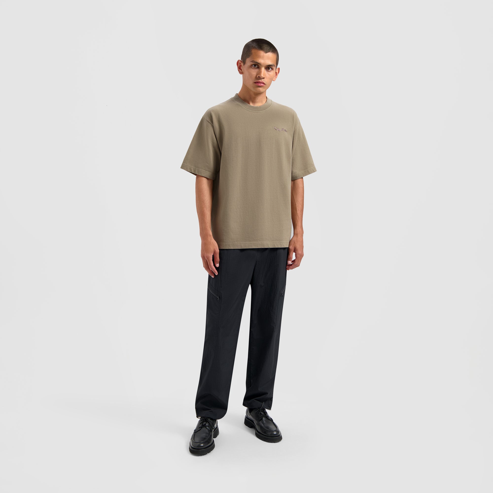 Wavy Drift Embro Tee - Cedar Brown