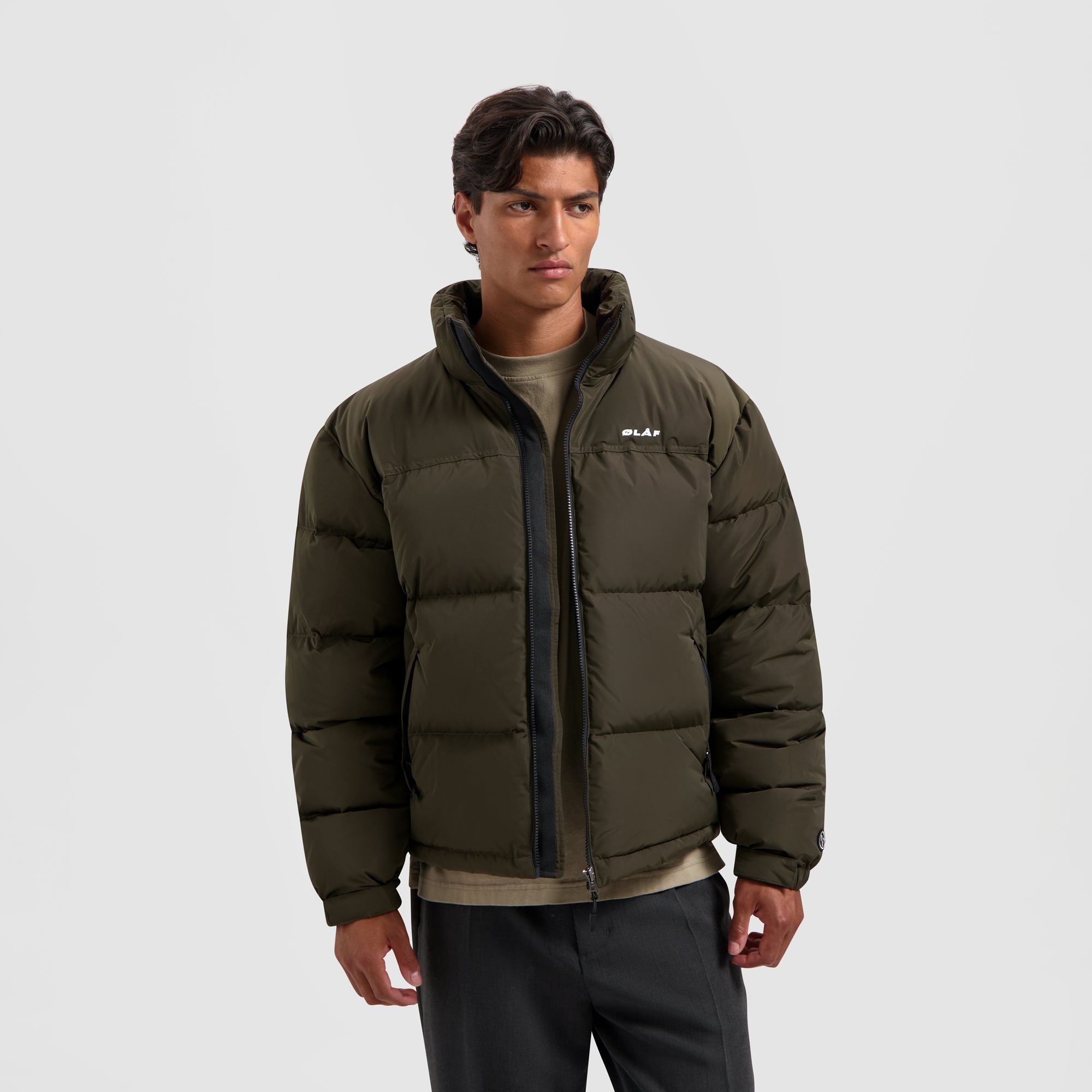 Puffer Jacket - Dark Moss