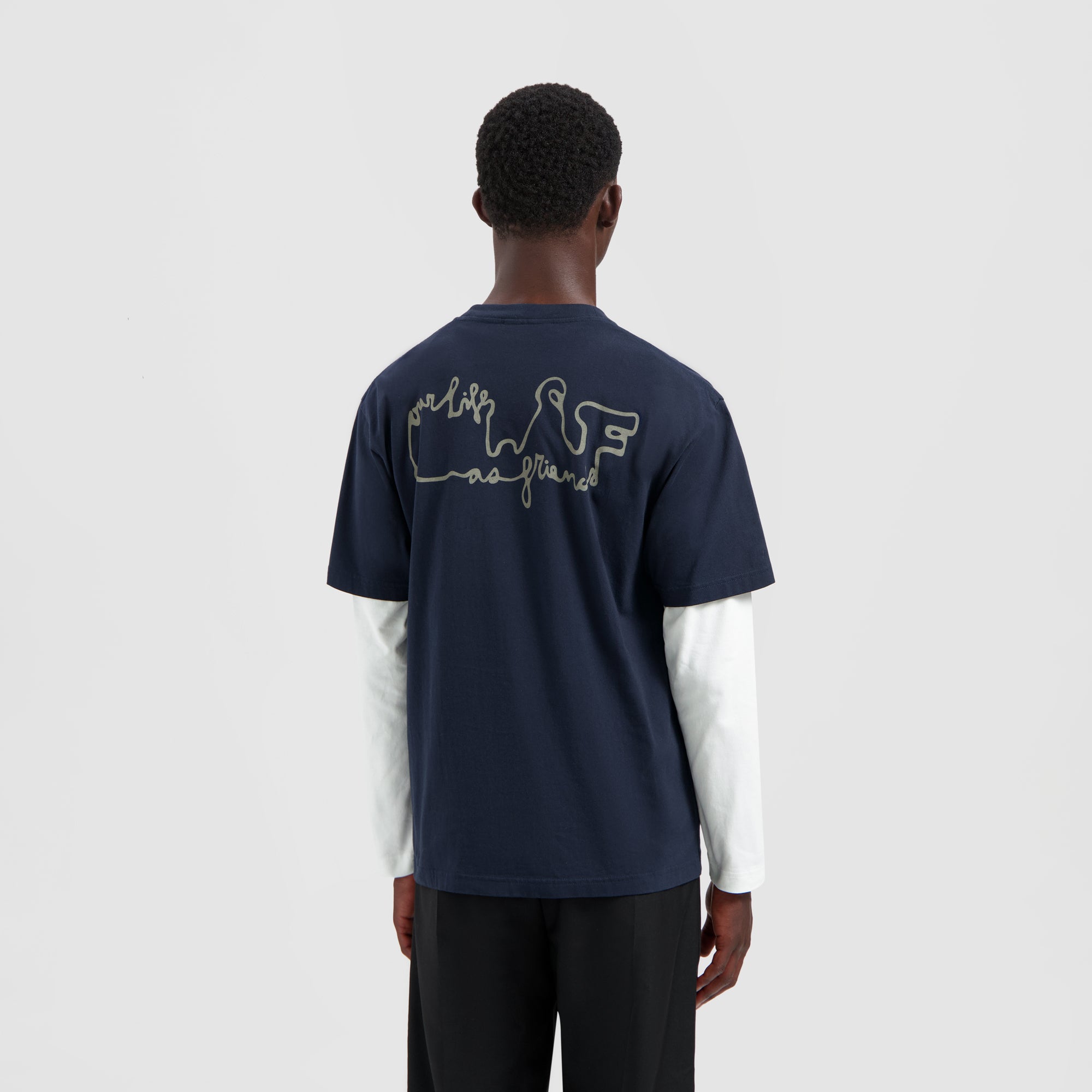 Skyline Logo Tee - Navy