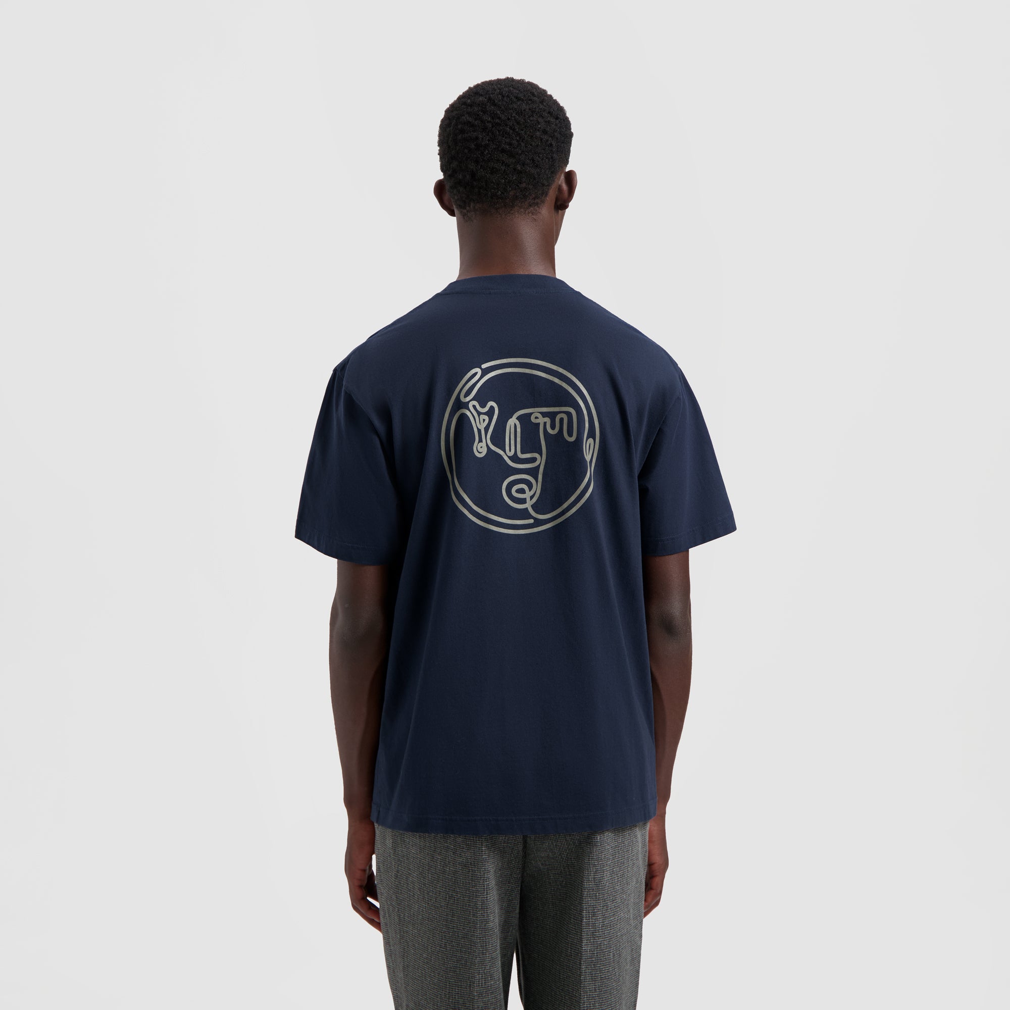 Nostalgia Face Tee - Navy