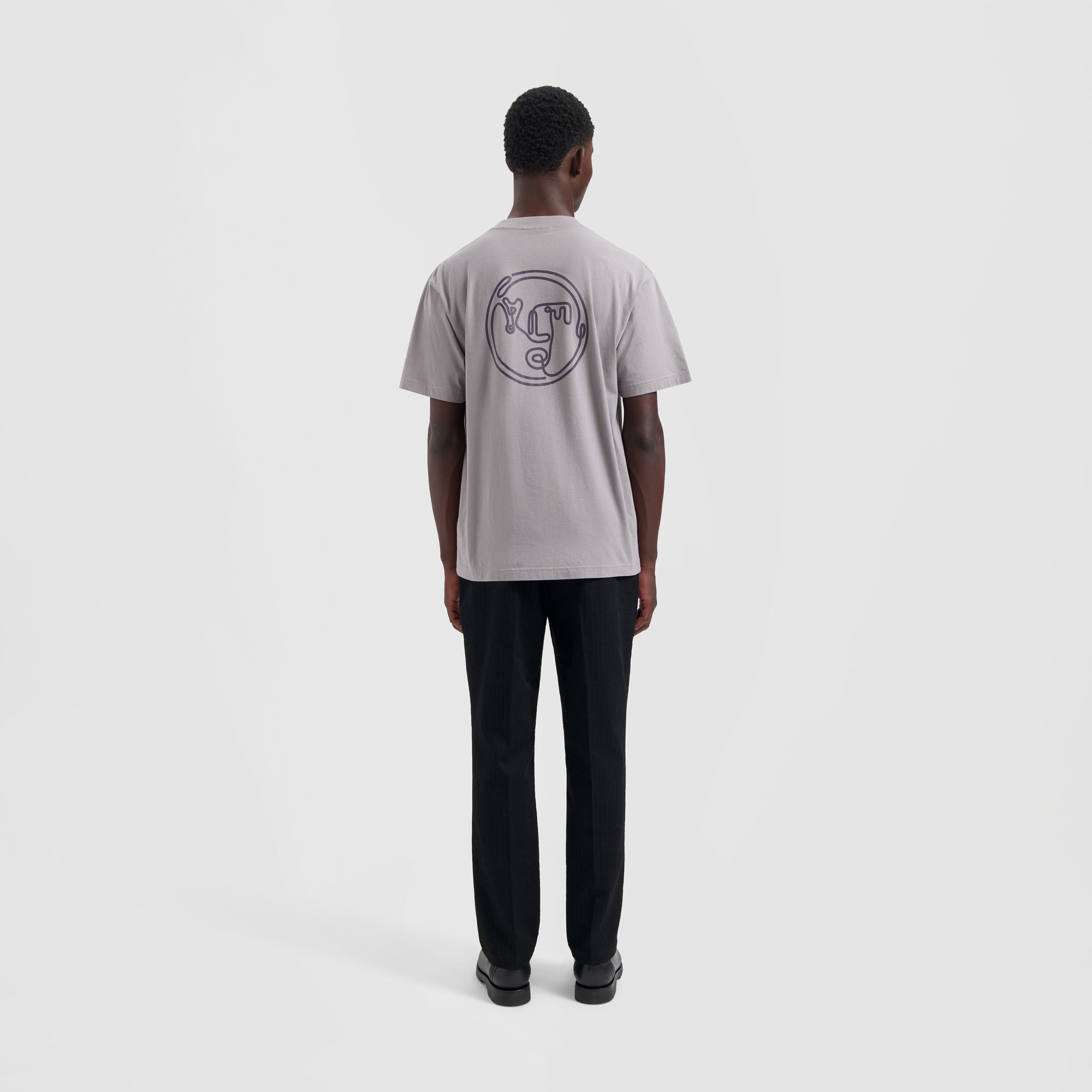 Nostalgia Face Tee - Slate Grey