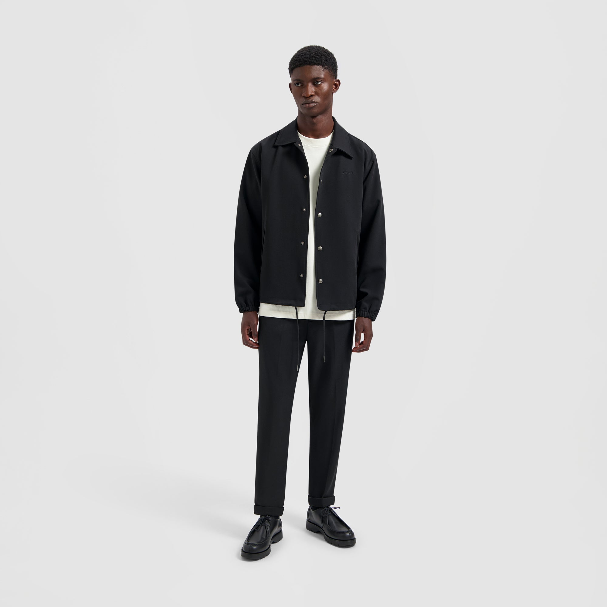 Tailored Coach Jacket - Black