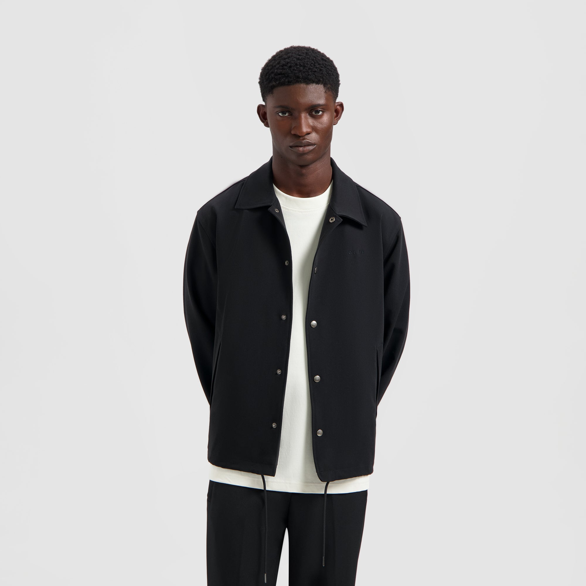 Tailored Coach Jacket - Black