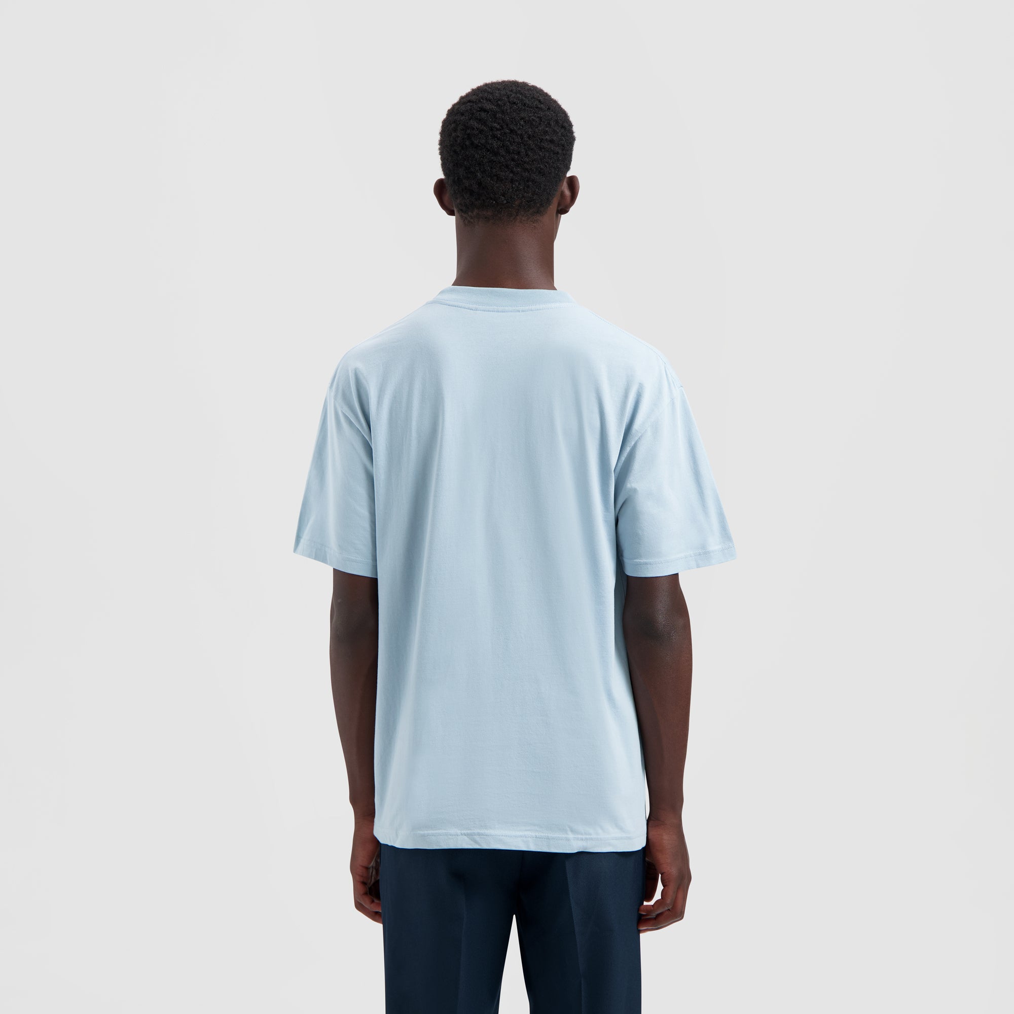 Block Tee - Baby Blue