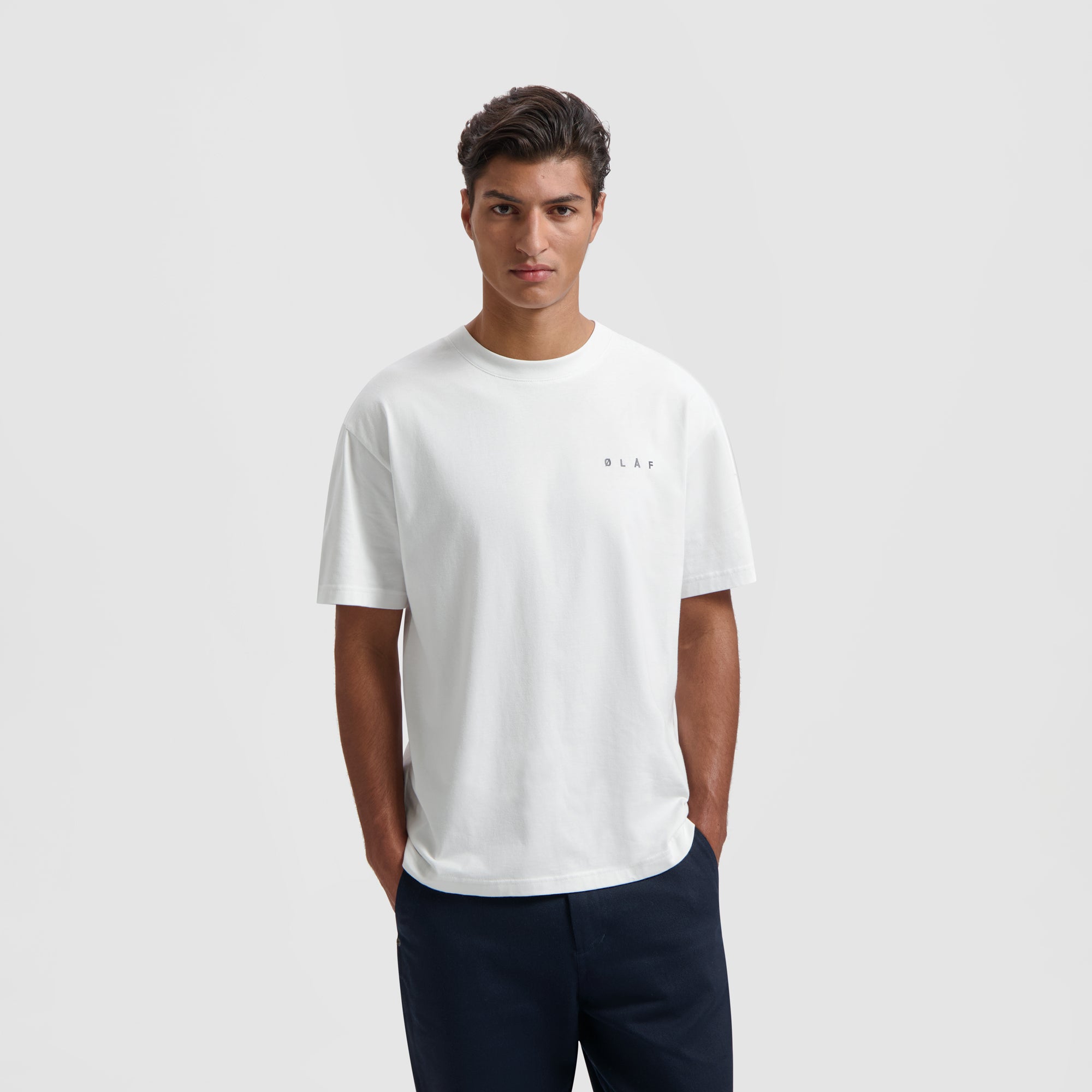 Friends Clip Tee - Optical White