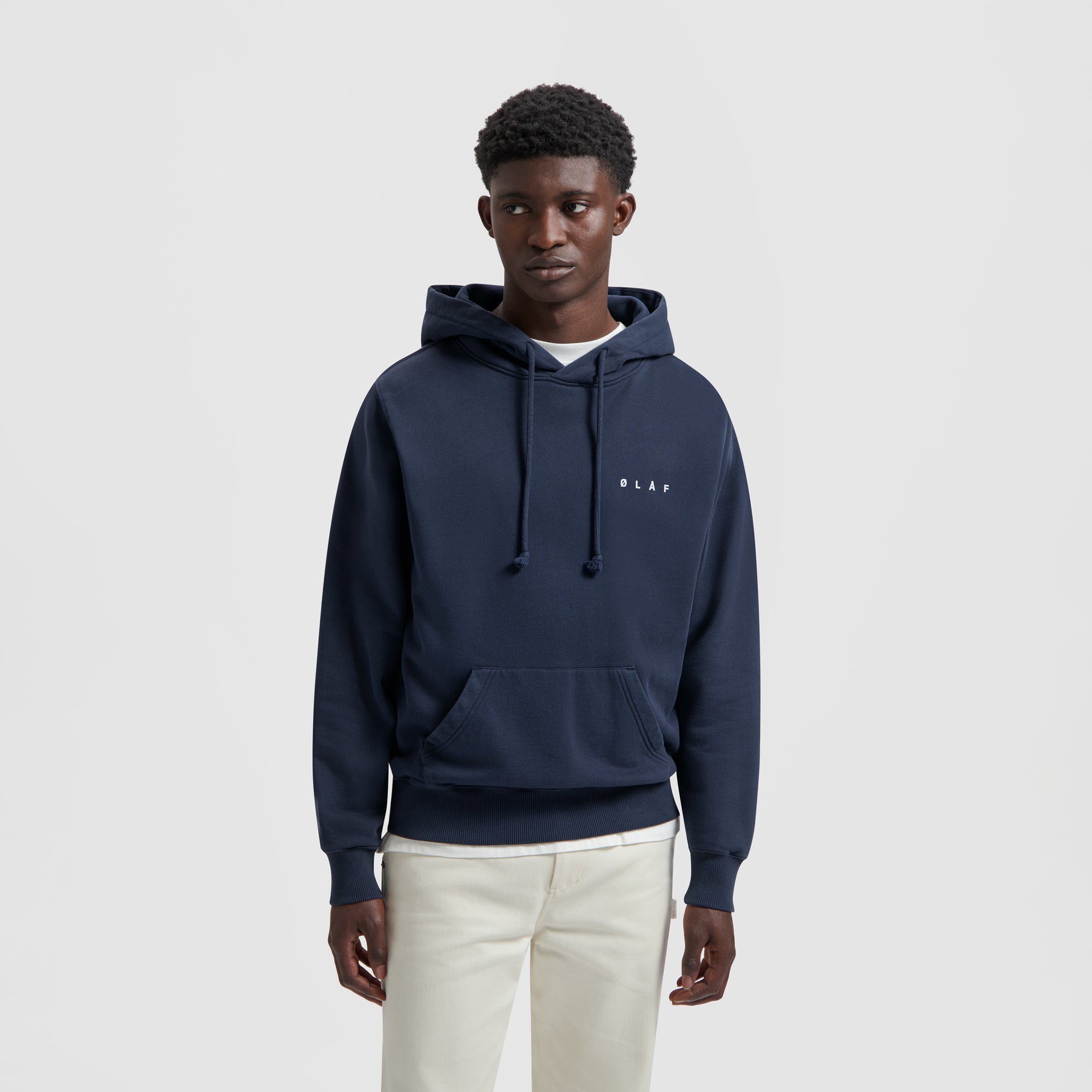 Spiral Face Hoodie - Navy