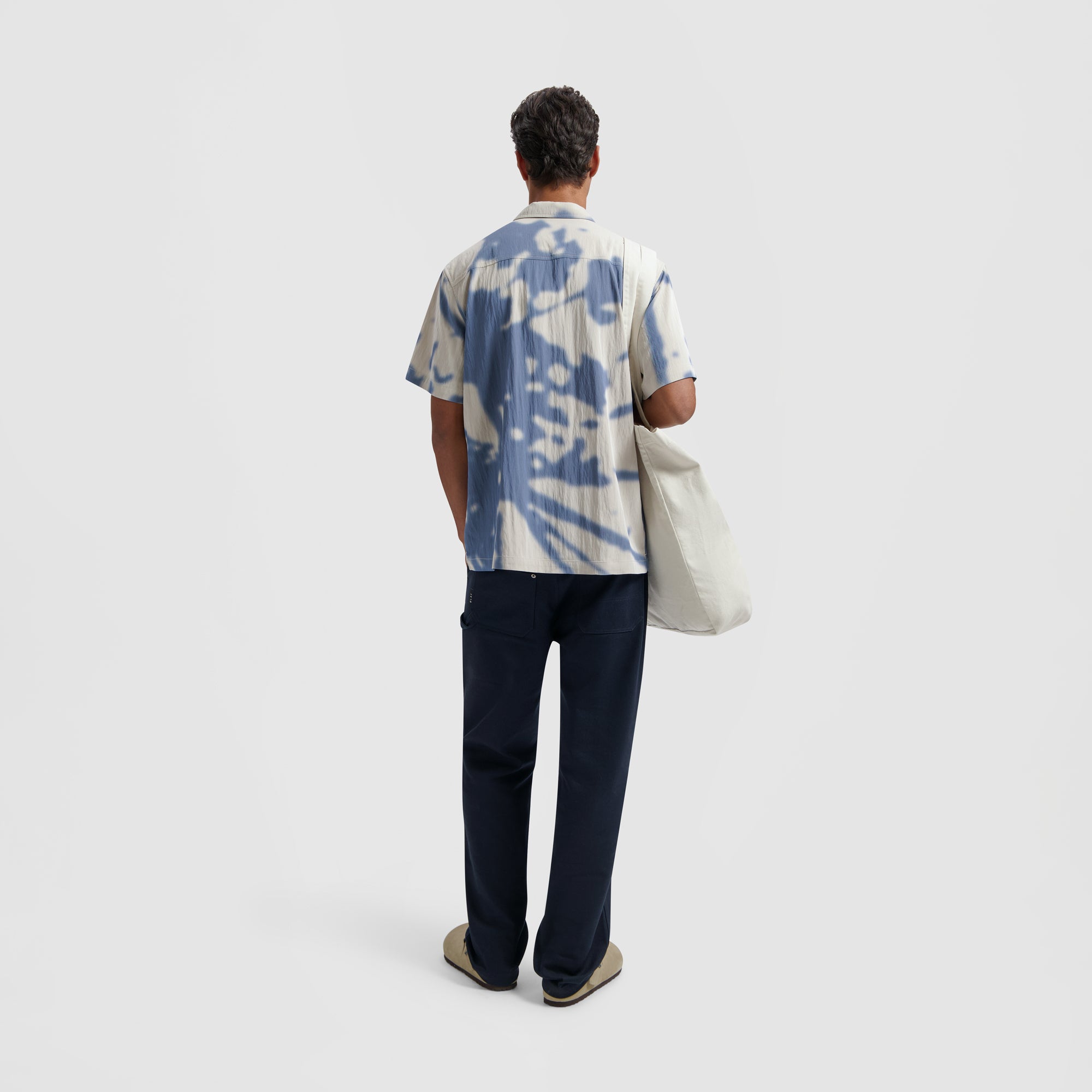 Abstract Dandelion SS Shirt - Cement