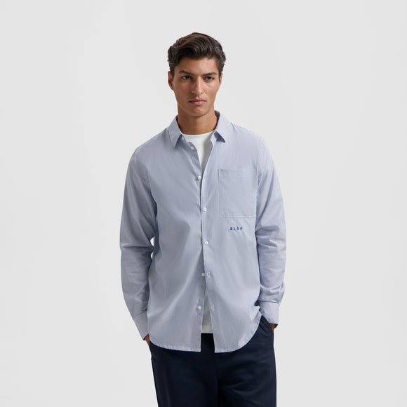 Oxford Stripe Shirt - Blue Stripe