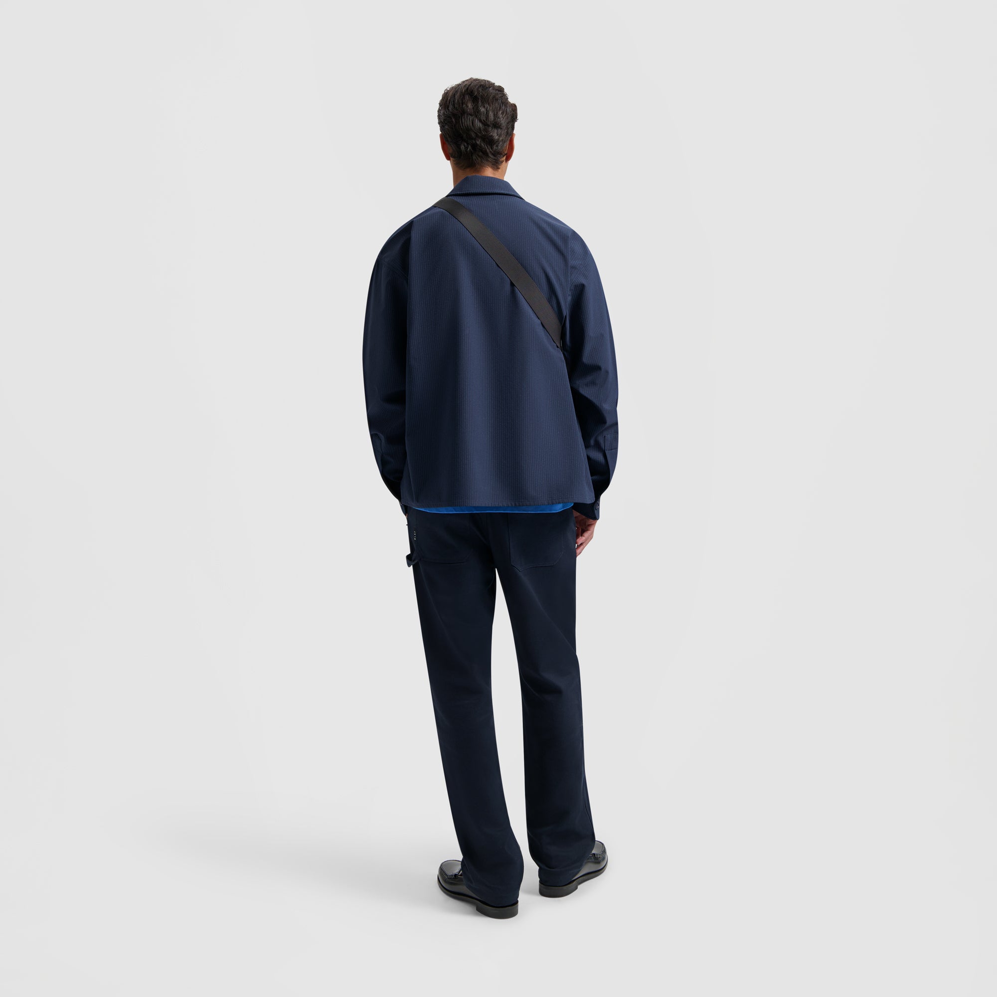 Bonded Pocket Overshirt - Navy