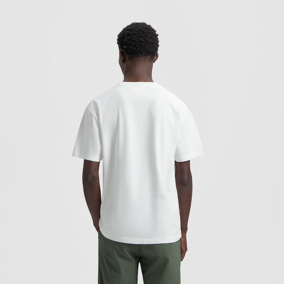 Sans Embro Logo Tee - Optical White