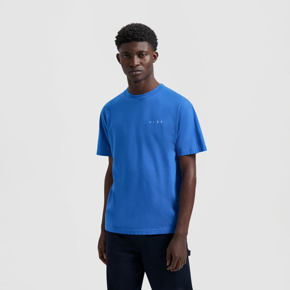 Spiral Face Tee - Bright Blue