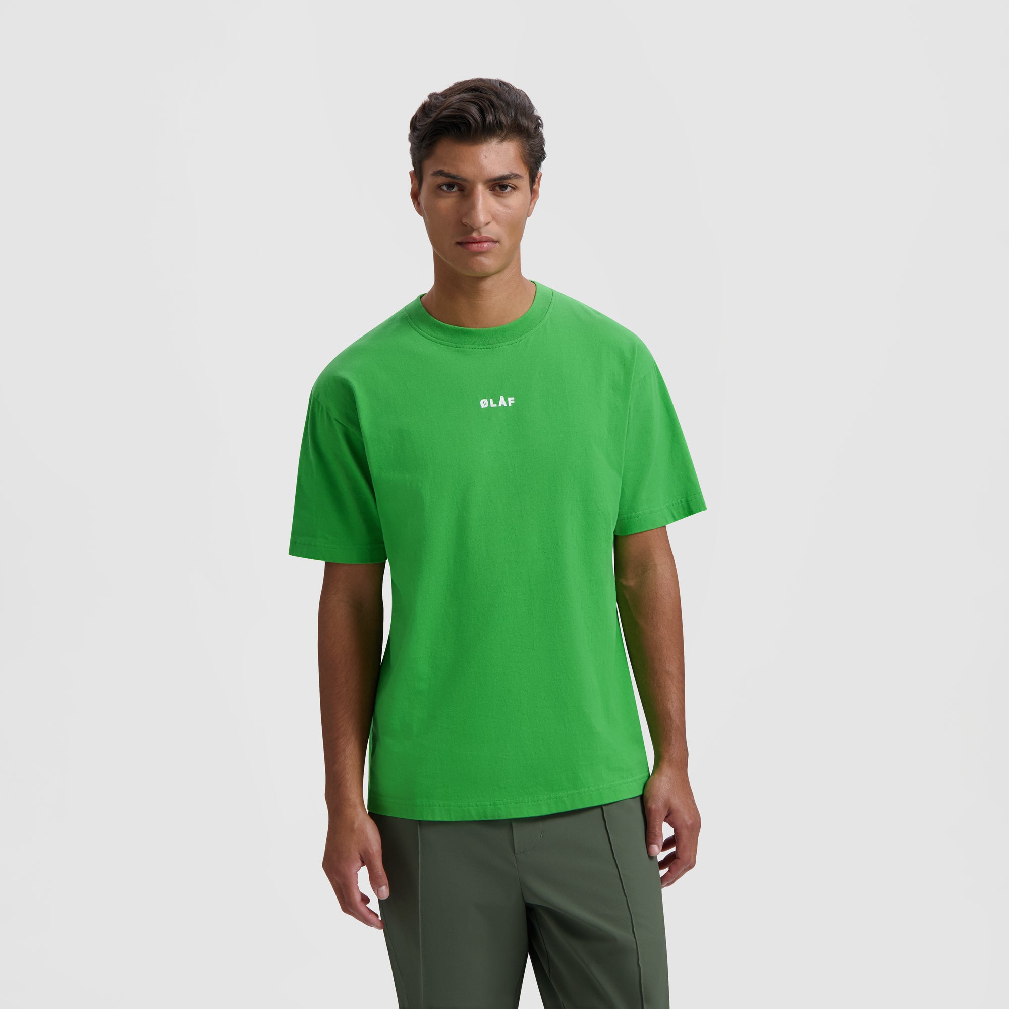 Block Tee - Green