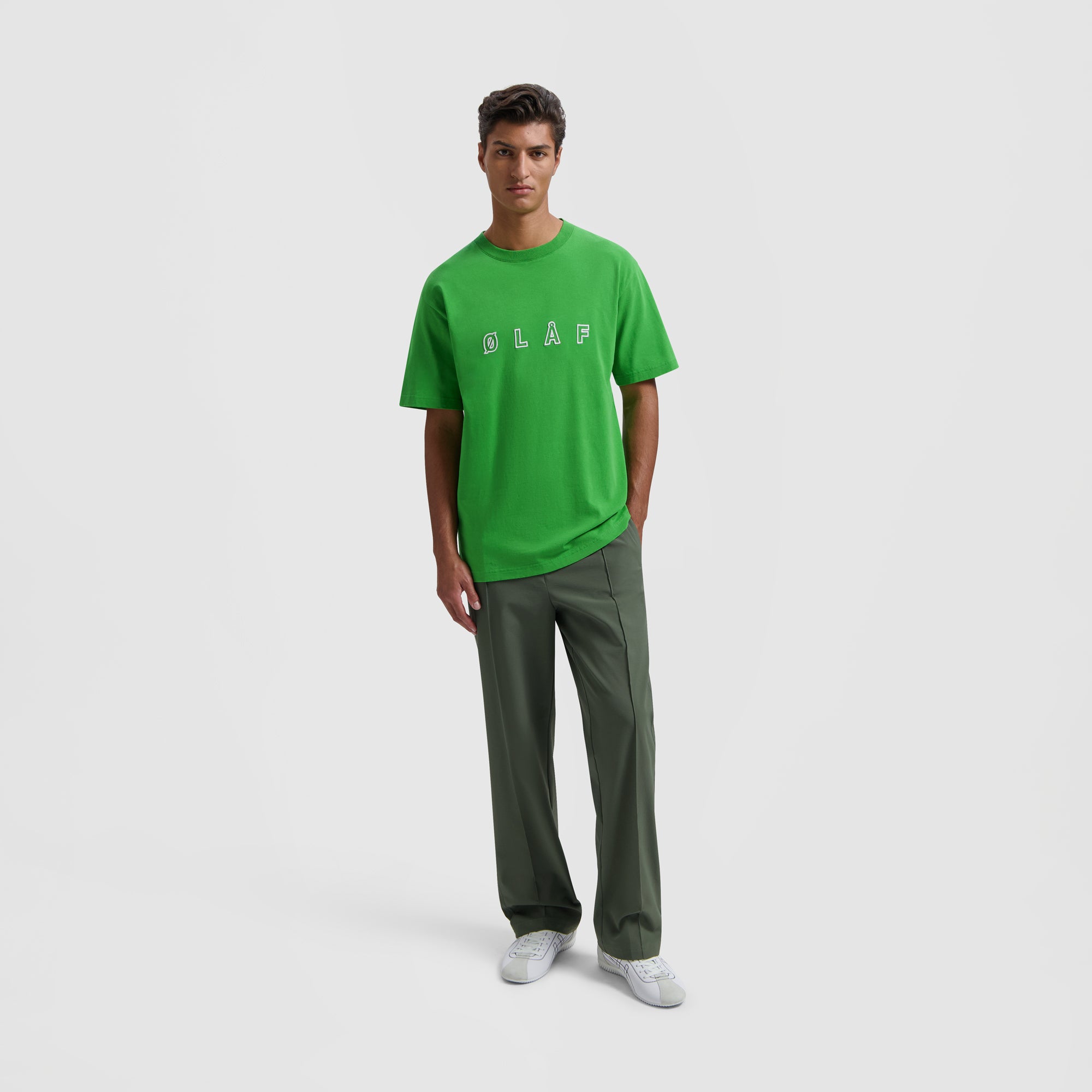 Sans Embro Logo Tee - Green