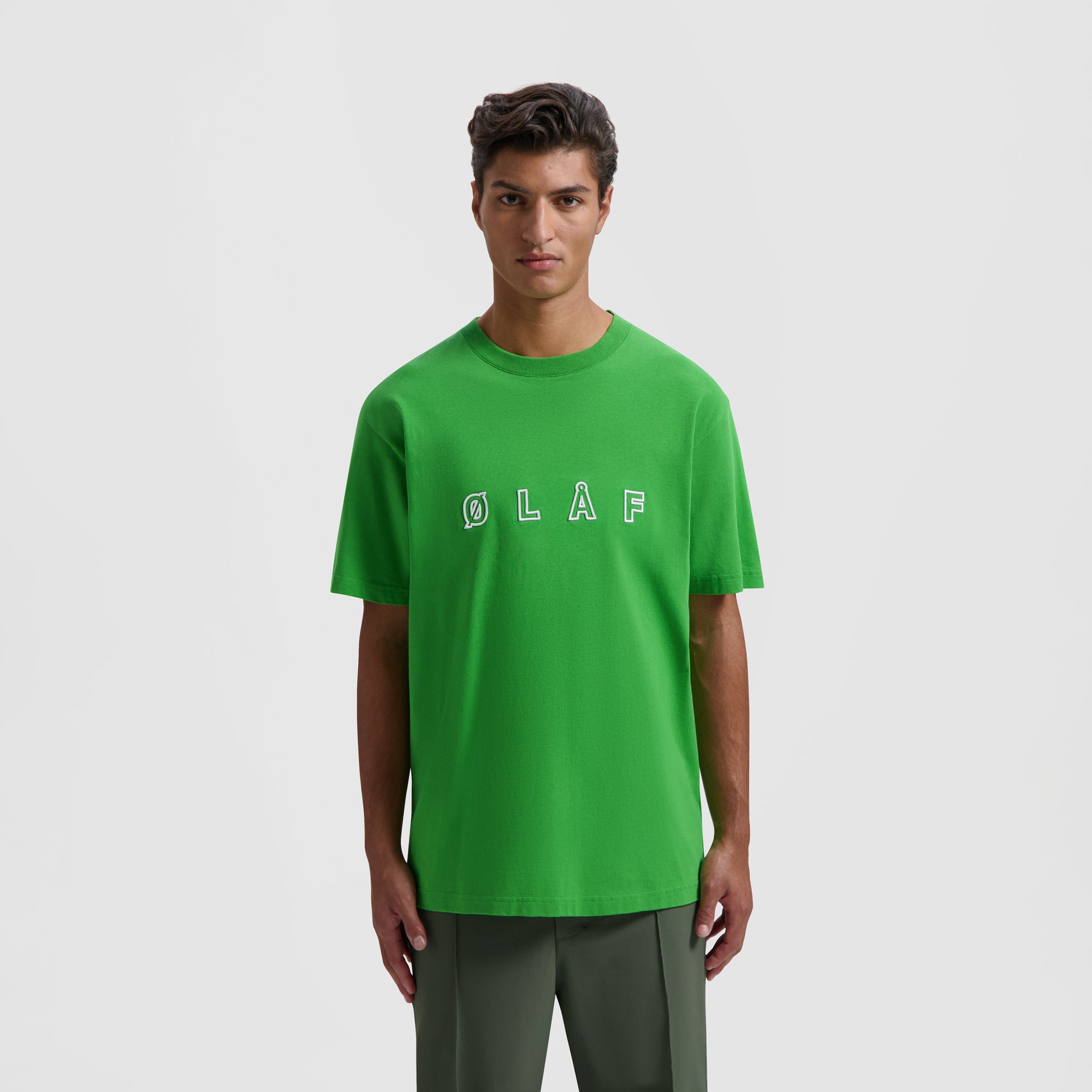 Sans Embro Logo Tee - Green