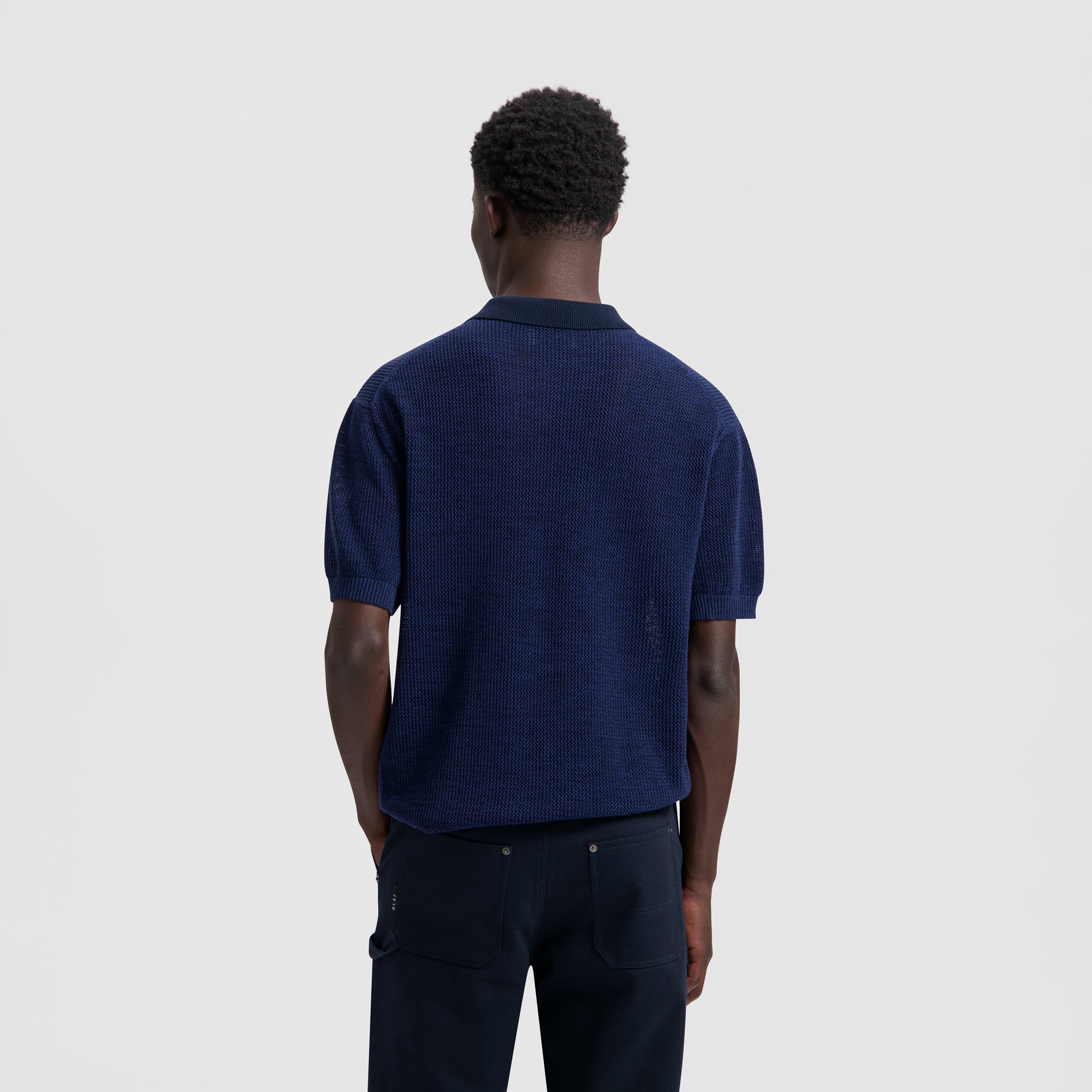 Polo SS Knit - Navy