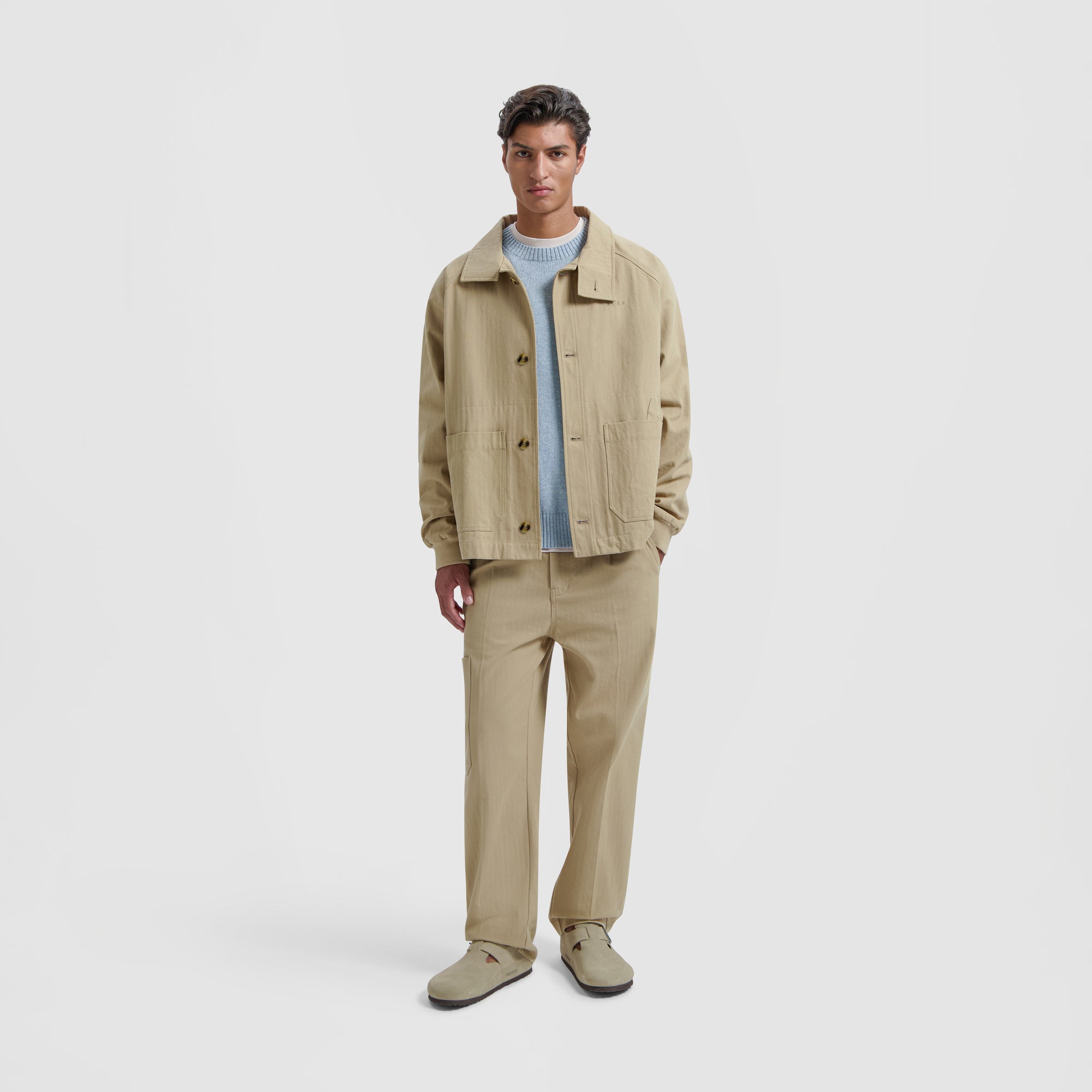 Utility Workwear Jacket - Khaki