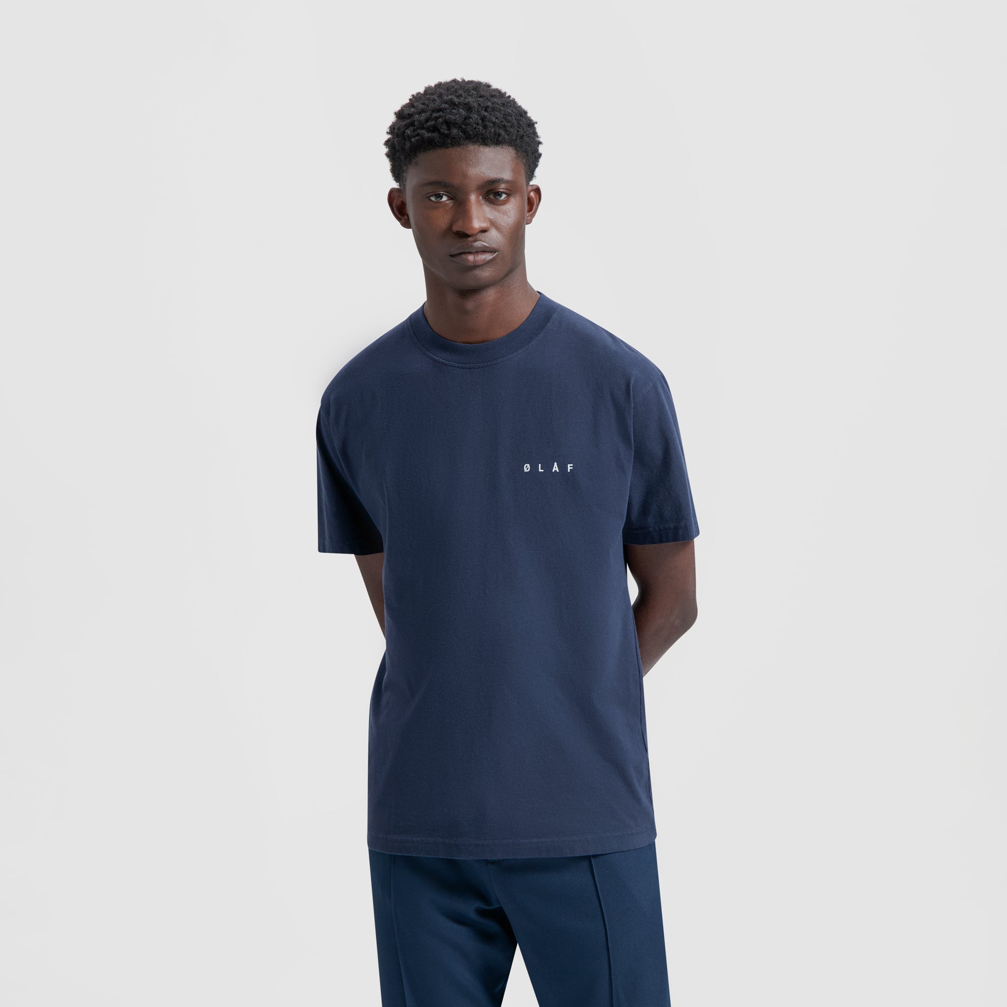 Face Tee - Navy