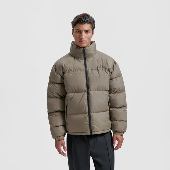 Puffer Jacket - Taupe